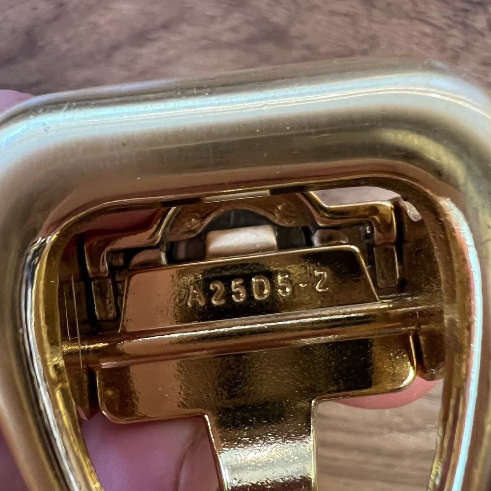 Nexbelt Gold Ratchet Belt Buckle Replacement Only Automatic Click Buckle Patent - Picture 3 of 6
